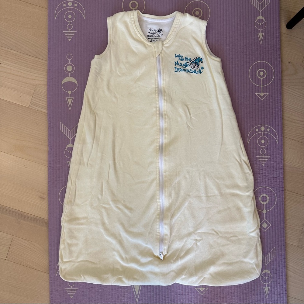 Baby Merlin's Magic Dream Sleep Sack - 100% Cotton Wearable Blanket in cream S